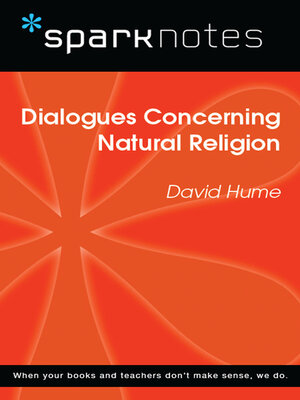 cover image of Dialogues Concerning Natural Religion (SparkNotes Philosophy Guide)